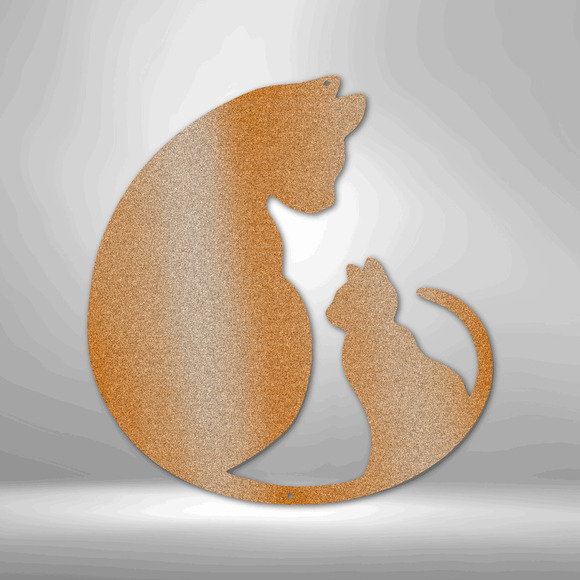 Cat Lover Steel Sign Laser Cut Powder Coated Home & Office Metal Wall Decor Mult